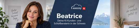 Beatrice, die KI Kunden- und Schlafberaterin von Genius Eazzzy in der Schweiz